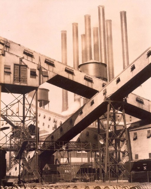 1927_Sheeler_Criss-Cross-Conveyors_Ford-Factory_c