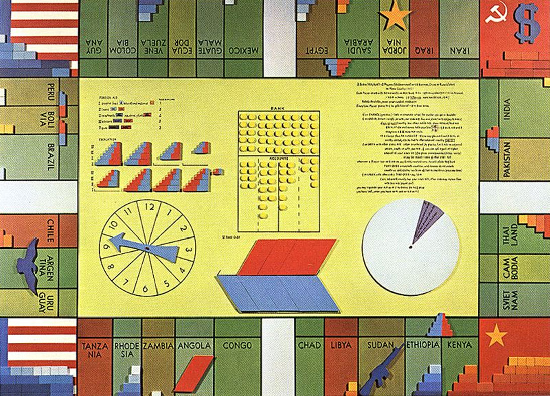 Oyvind Fahlstrom: World Politics Monopoly 1970
